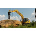 Komatsu PC210LC-11 with hammer drill